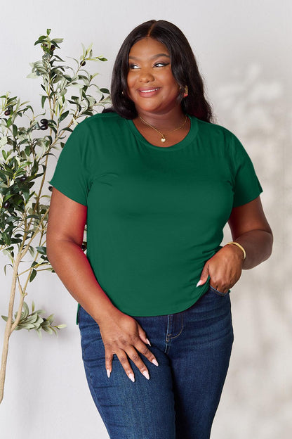 Basic Bae Full Size Round Neck Short Sleeve T-Shirt Carauana Store