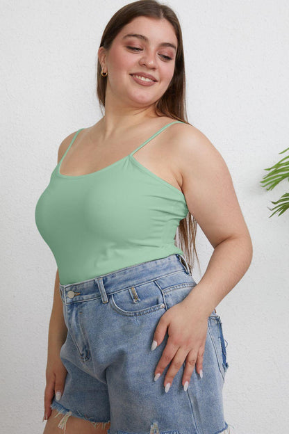 Basic Bae Full Size Round Neck Slim Cami Carauana Store