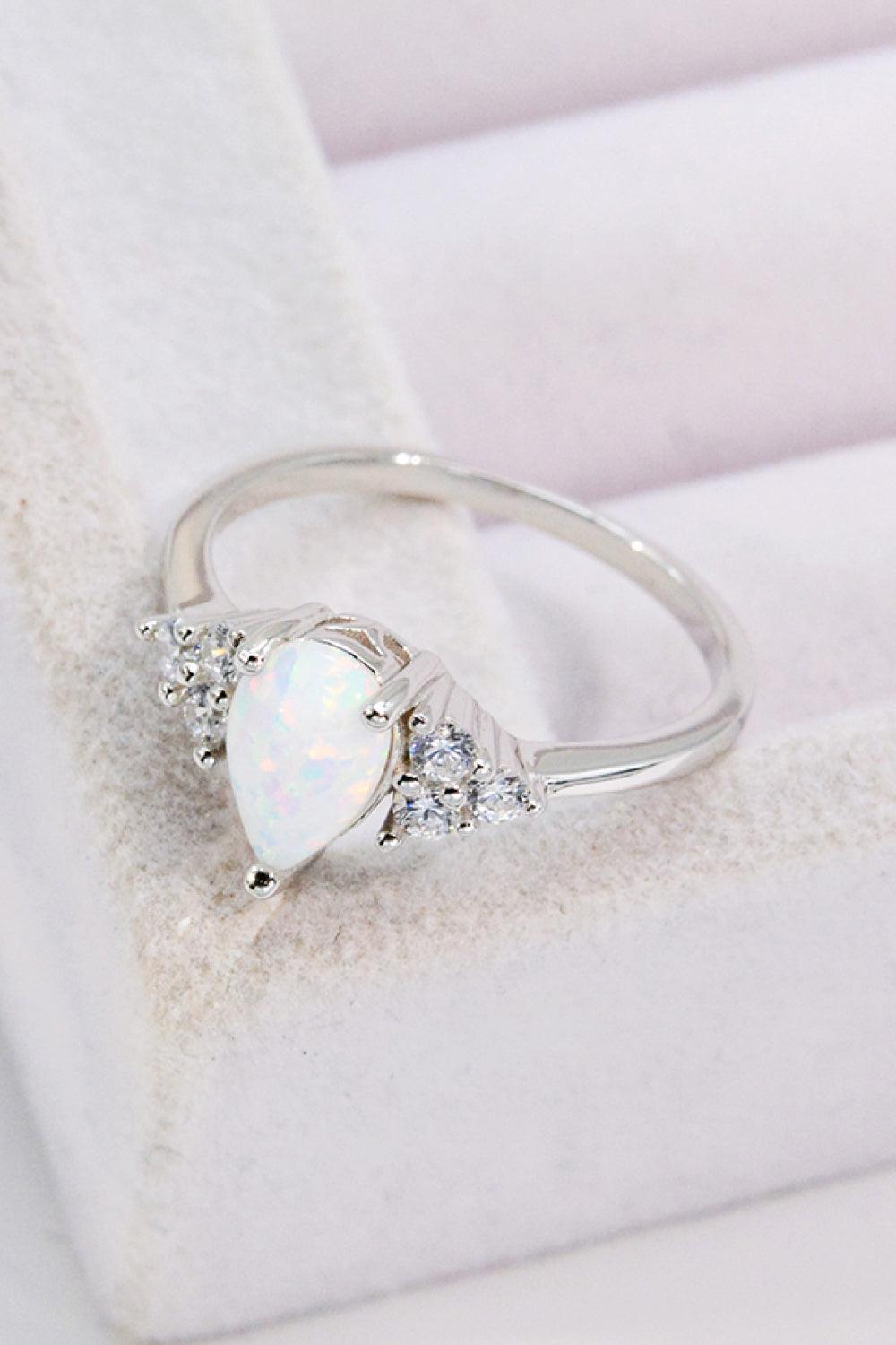 Limitless Love Opal and Zircon Ring Carauana Store