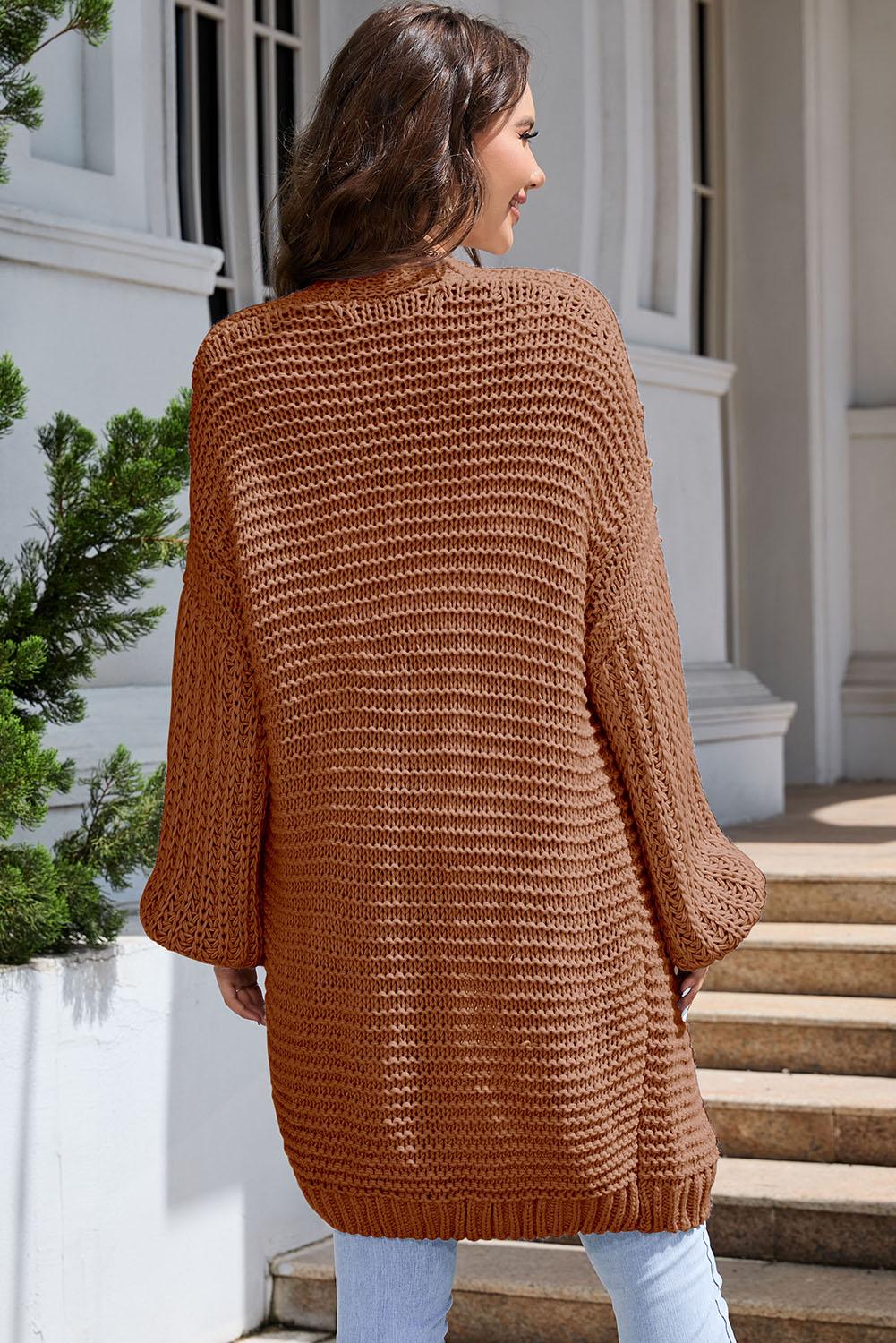 Open Front Longline Cardigan Carauana Store