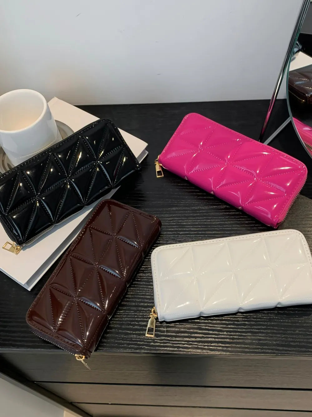 PU Leather Solid Color Wallet Carauana Store