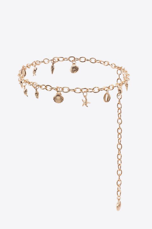 Ocean Element Charm Chain Belt Carauana Store