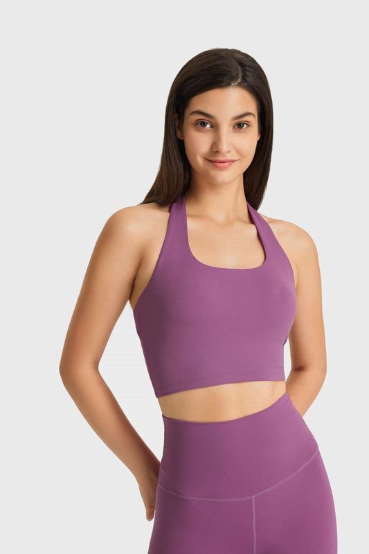 Millennia Breathable Halter Neck Sports Bra Carauana Store