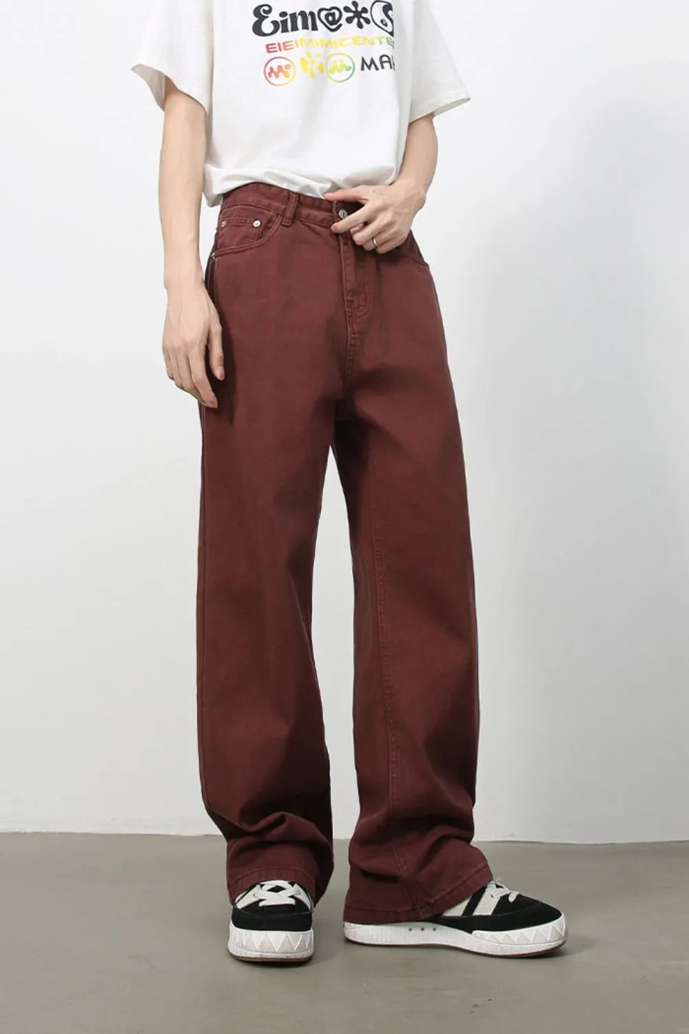 Men's Mid Rise Baggy Jeans Carauana Store