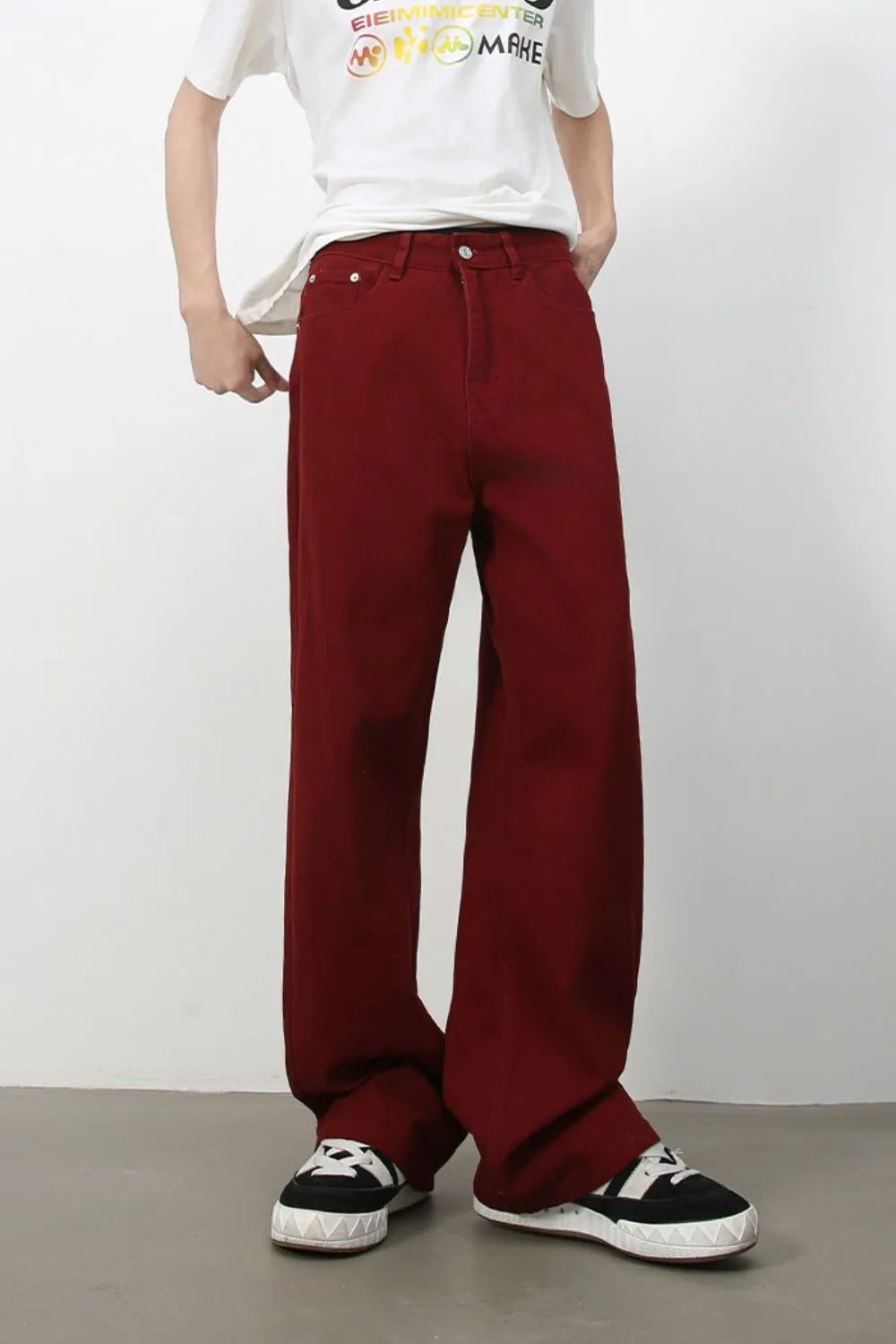 Men's Mid Rise Baggy Jeans Carauana Store