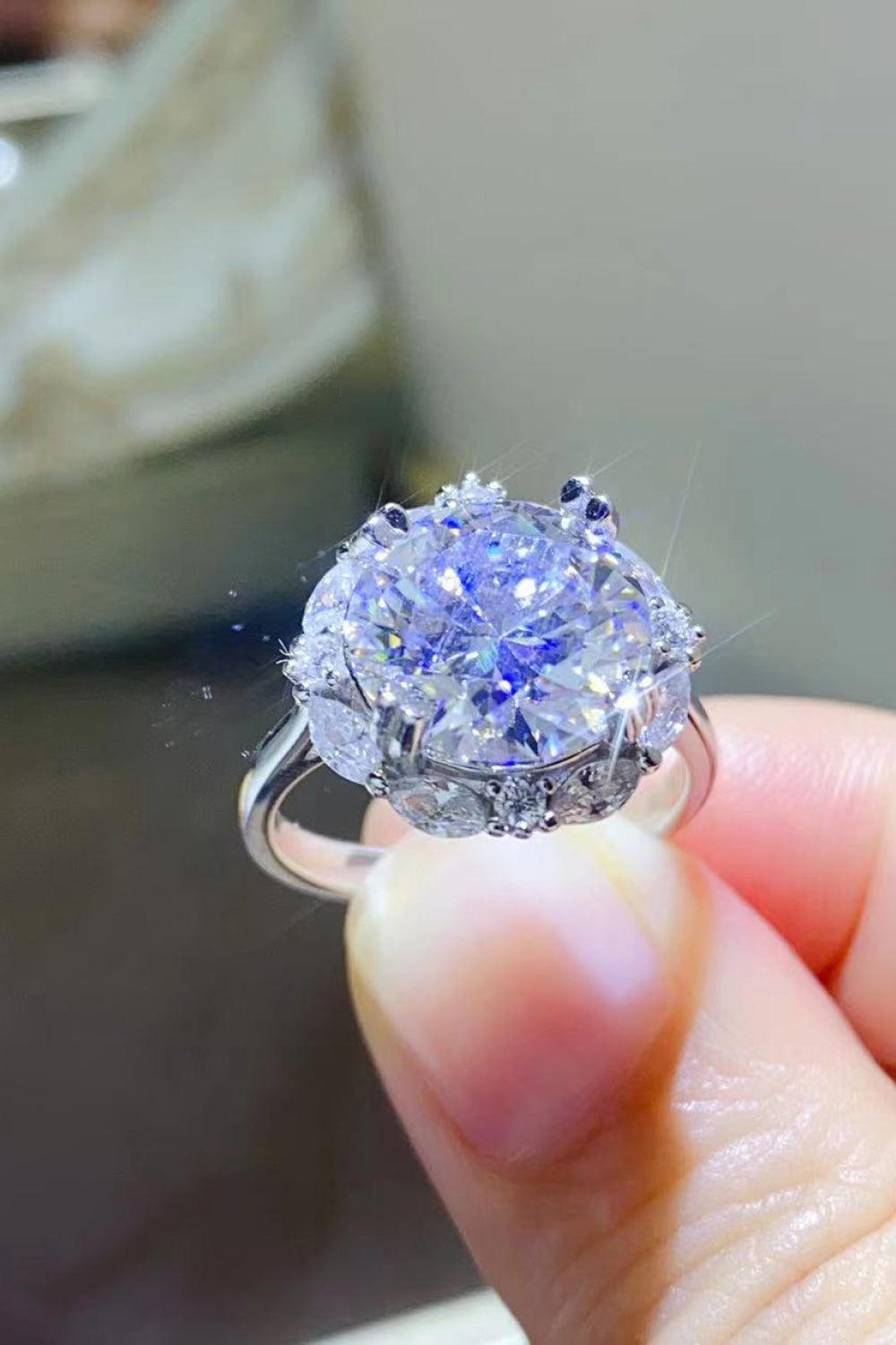5 Carat Moissanite 925 Sterling Silver Ring Carauana Store