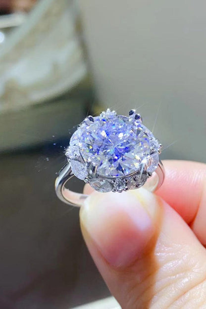 5 Carat Moissanite 925 Sterling Silver Ring Carauana Store
