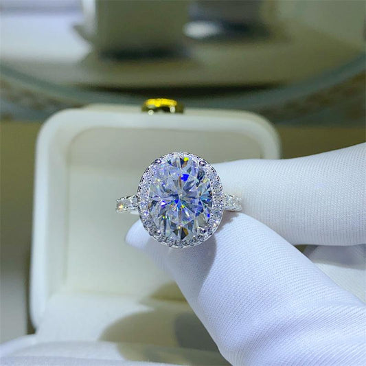 5 Carat Moissanite 925 Sterling Silver Ring Carauana Store