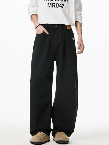 Men's Plus Size Wide Leg Pants