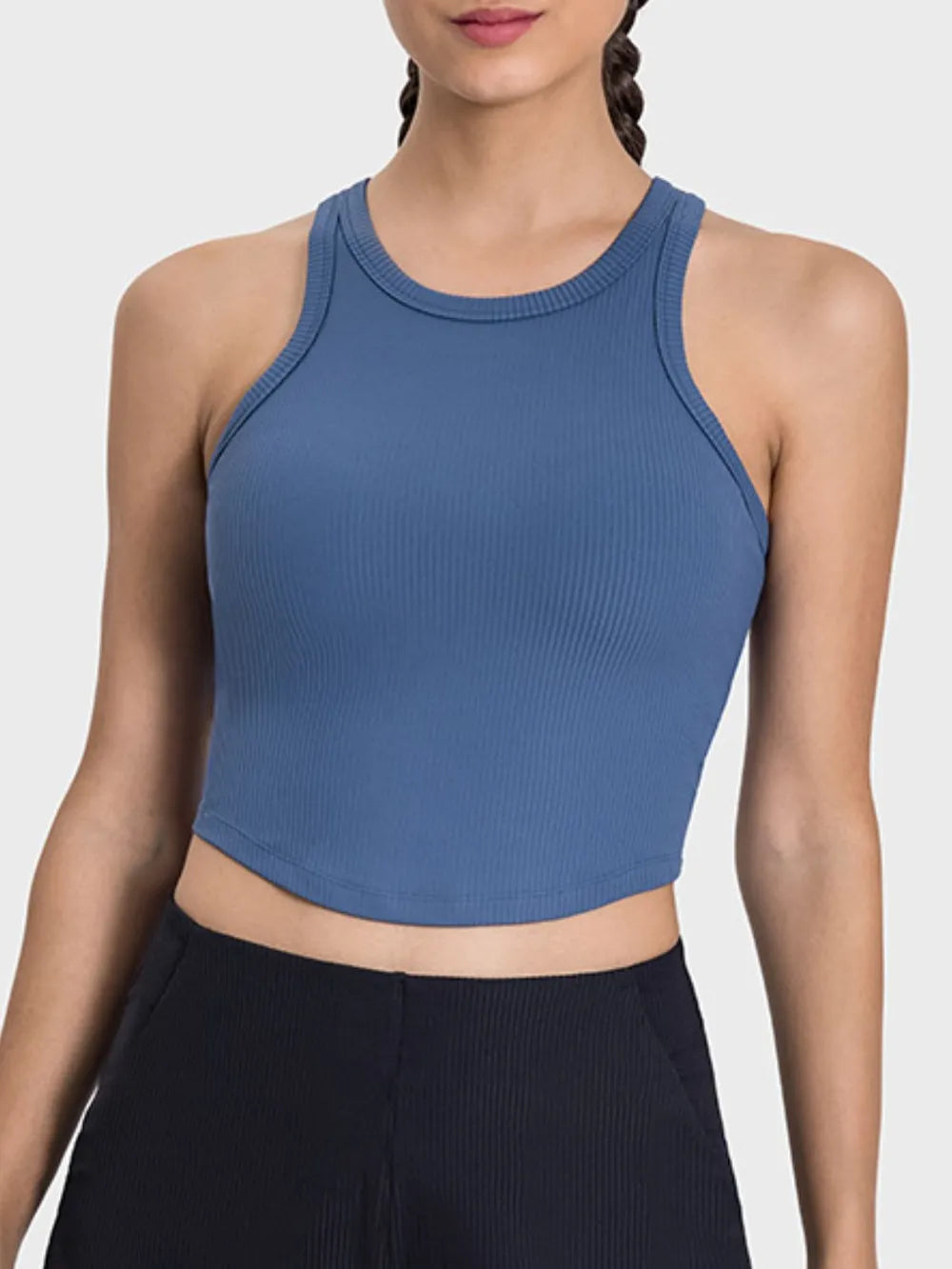 Millennia Round Neck Racerback Active Tank Carauana Store