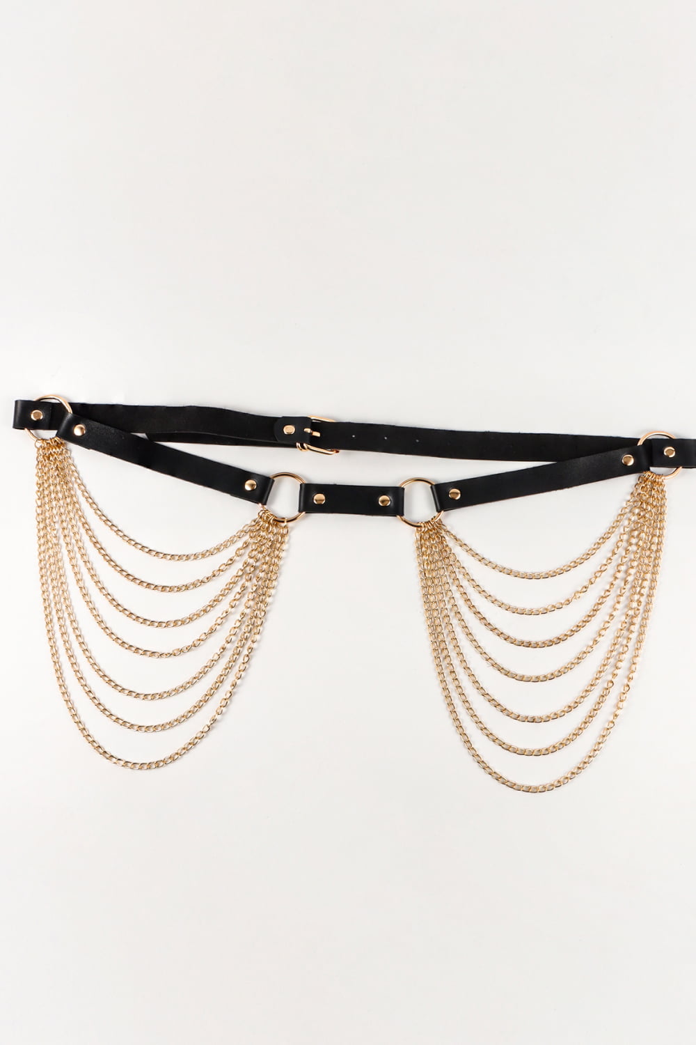 PU Belt with Chain Carauana Store