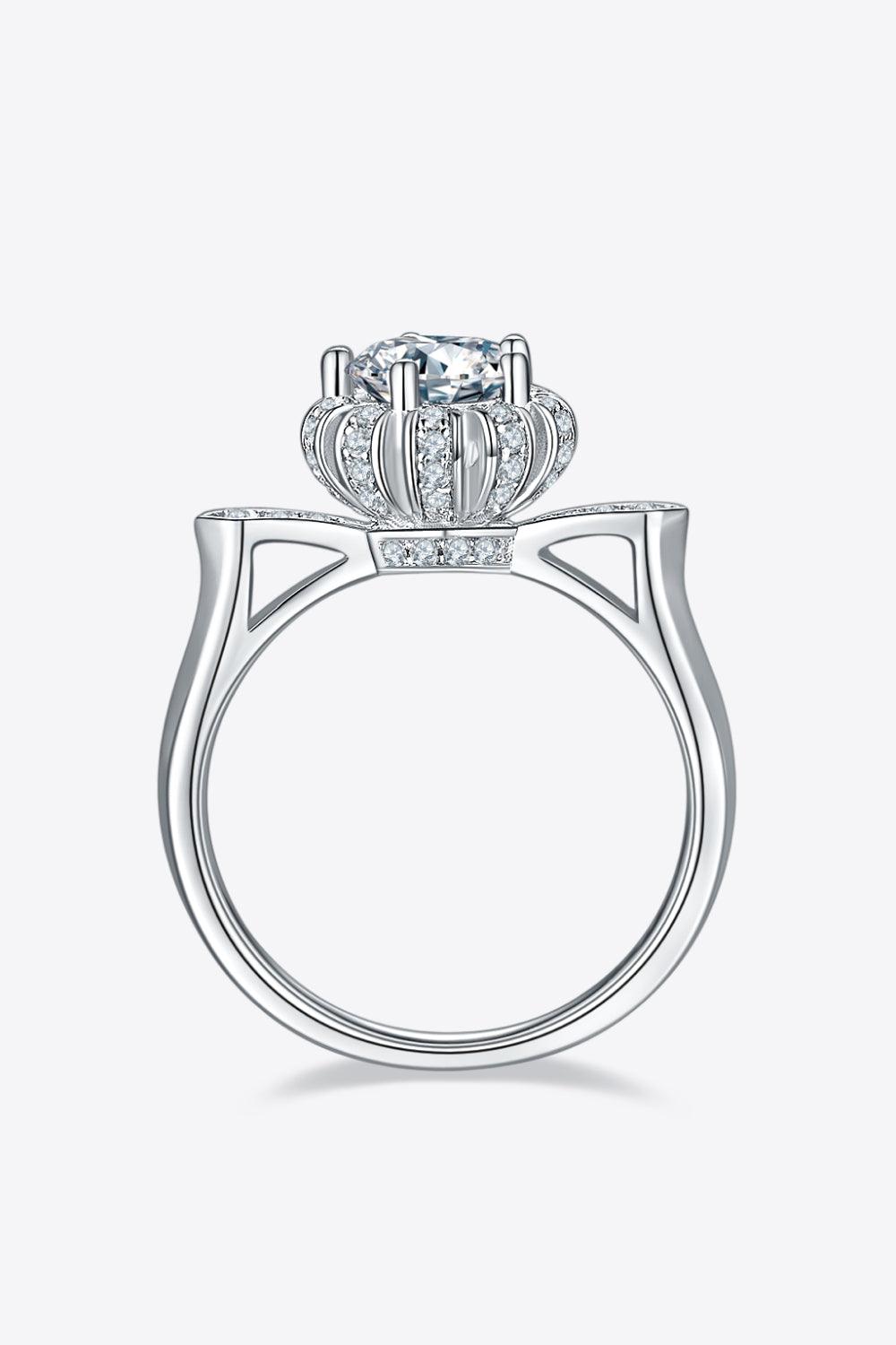 1 Carat Moissanite 925 Sterling Silver Ring Carauana Store