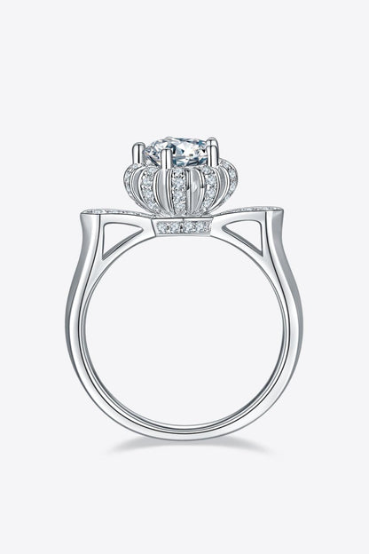 1 Carat Moissanite 925 Sterling Silver Ring Carauana Store