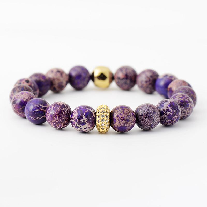 Natural Stone Beaded Bracelet Carauana Store
