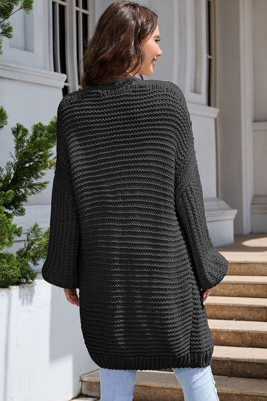 Open Front Longline Cardigan Carauana Store