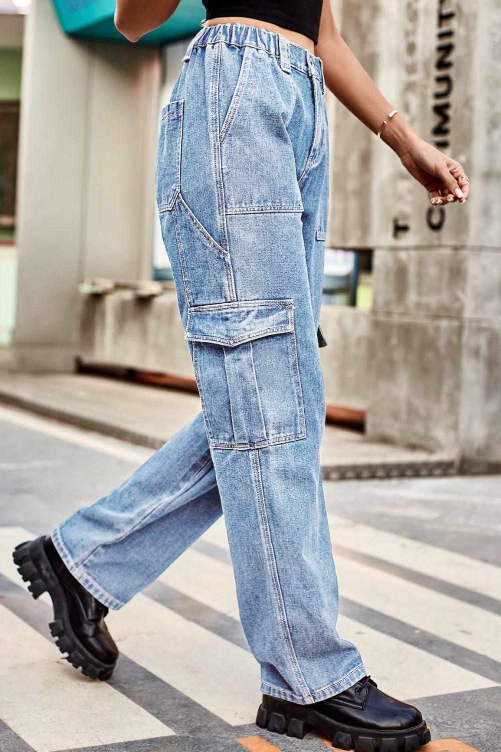 Loose Fit Long Pants with Pockets Carauana Store