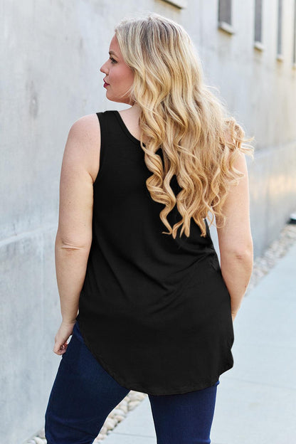 Basic Bae Full Size Round Neck Tank Carauana Store