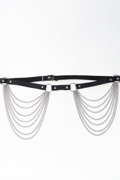PU Belt with Chain Carauana Store
