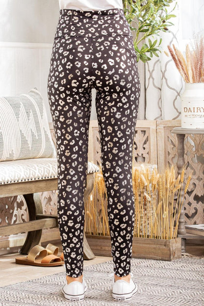 Heimish Full Size Leopard High Waist Leggings Carauana Store