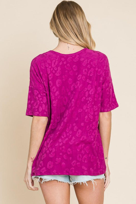 BOMBOM At The Fair Animal Textured Top Carauana Store
