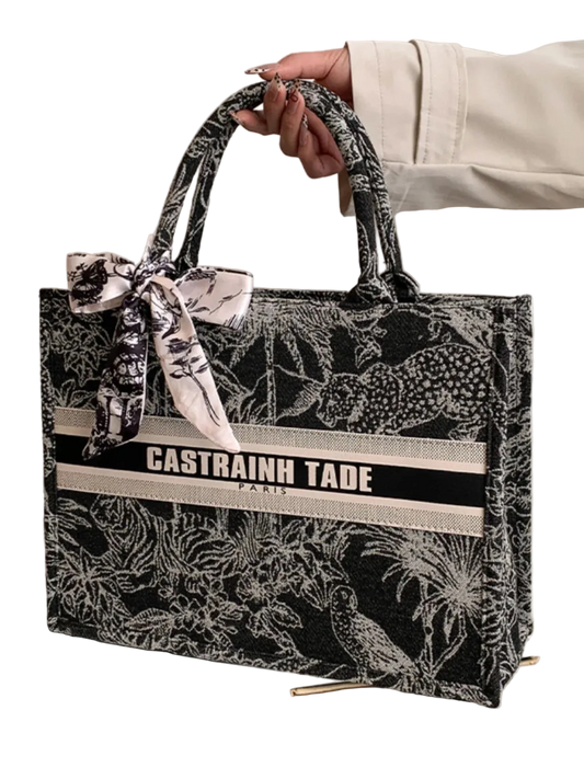 CaRaUaNa Embroidered Tote Bag – Large Capacity Bags👜 CaRaUaNa Fashion