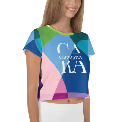 Carauana All-Over Print Crop Tee