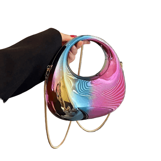 Carauana Clear Acrylic Clutch Evening Fashion Shoulder Bag