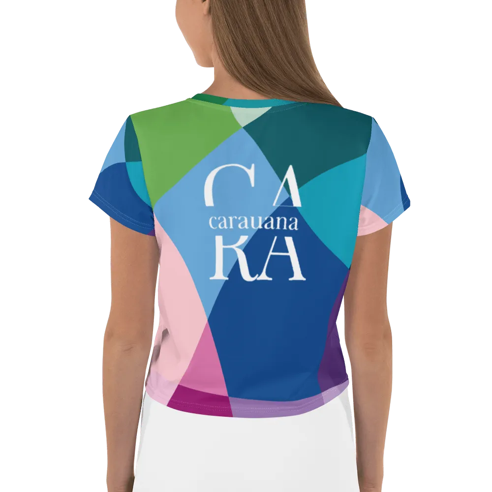 Carauana Vivace  Crop Tee multicolor back