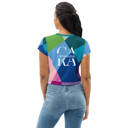 Carauana Vivace  Crop Tee multicolor back3