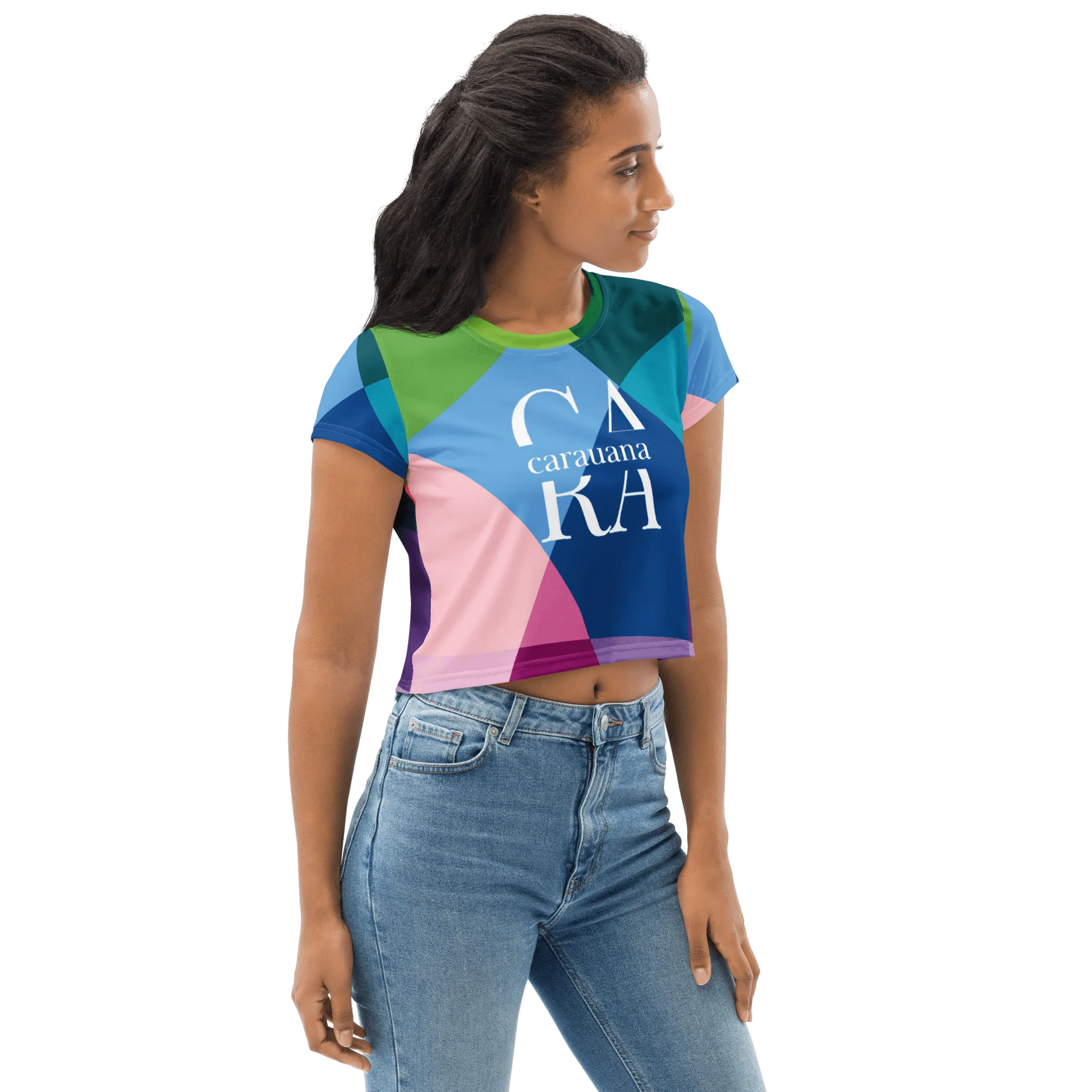 Carauana Vivace  Crop Tee multicolor front3