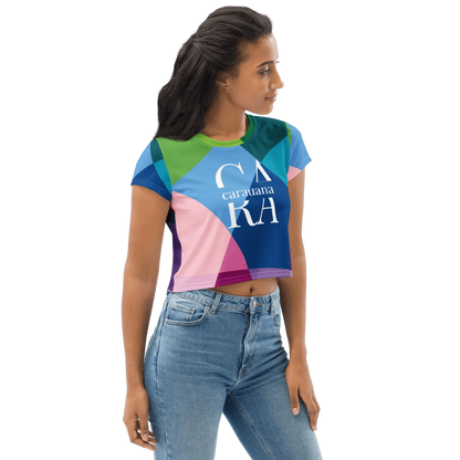 Carauana Vivace  Crop Tee multicolor front3