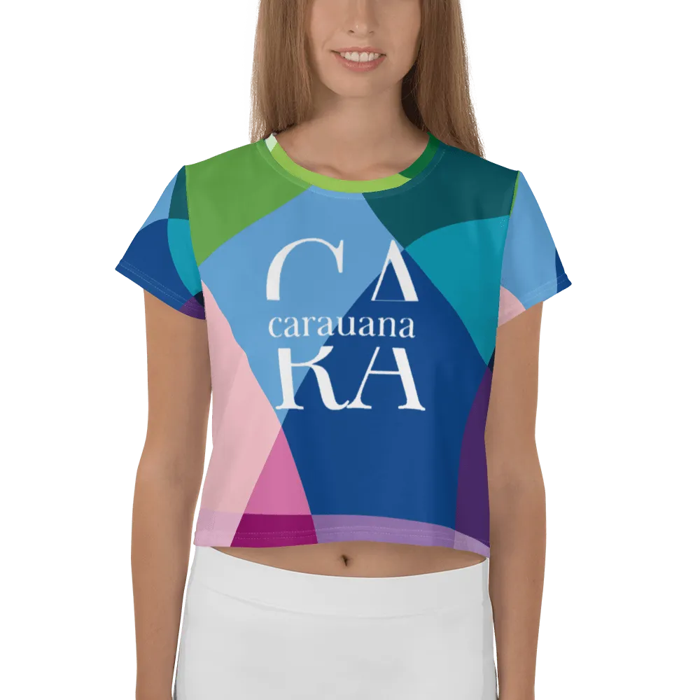 Carauana Vivace  Crop Tee multicolor front 2