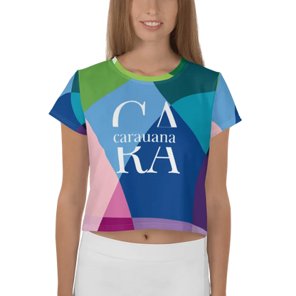 Carauana Vivace  Crop Tee multicolor front 2