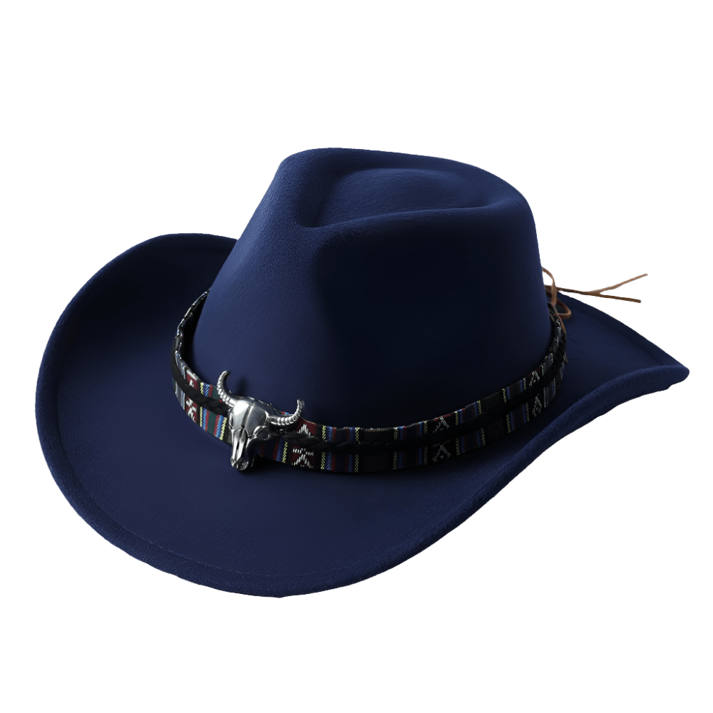 Cowboy hat monochrome felt Men and Women