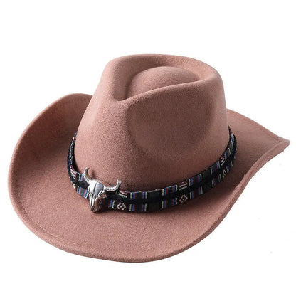 Cowboy hat monochrome felt Men and Women