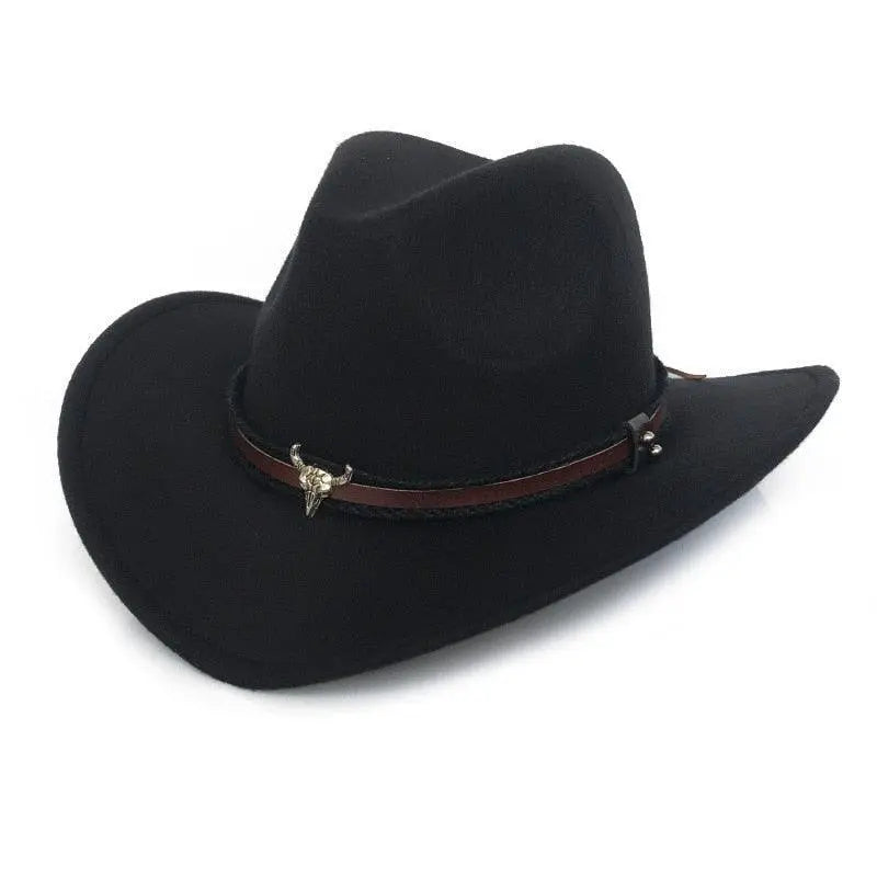 Cowboy hat monochrome felt Men and Women