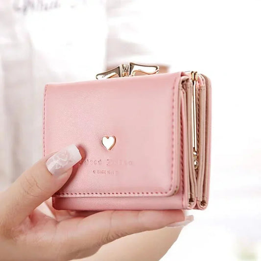 Cute Folding Mini Metal Wallet and Coin Purse for Girls and Women CaRaUaNa Fashion