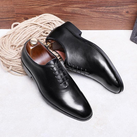 DESAI Men Business Dress Soft Genuine Leather Fashion Mens Comfortable Oxford Shoes