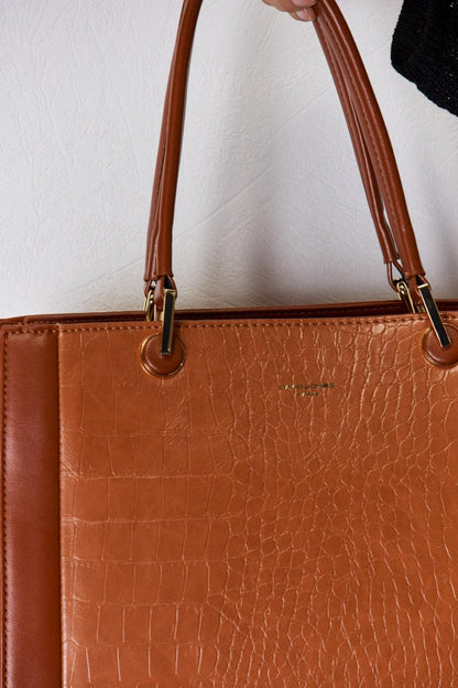 David Jones Texture PU Leather Handbag Carauana Store