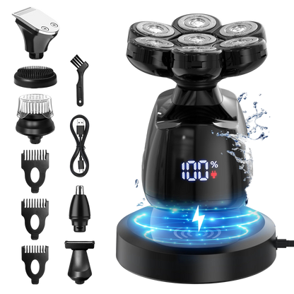 Electric_shaver_with_multiple_attachments_and_charging_base