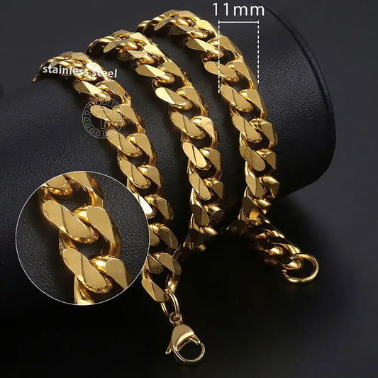 Trendsmax Cuban Link Necklace Stainless Steel CaRaUaNa Fashion
