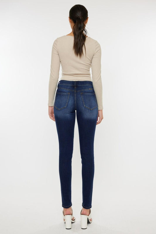 Kancan Mid Rise Gradient Skinny Jeans Carauana Store