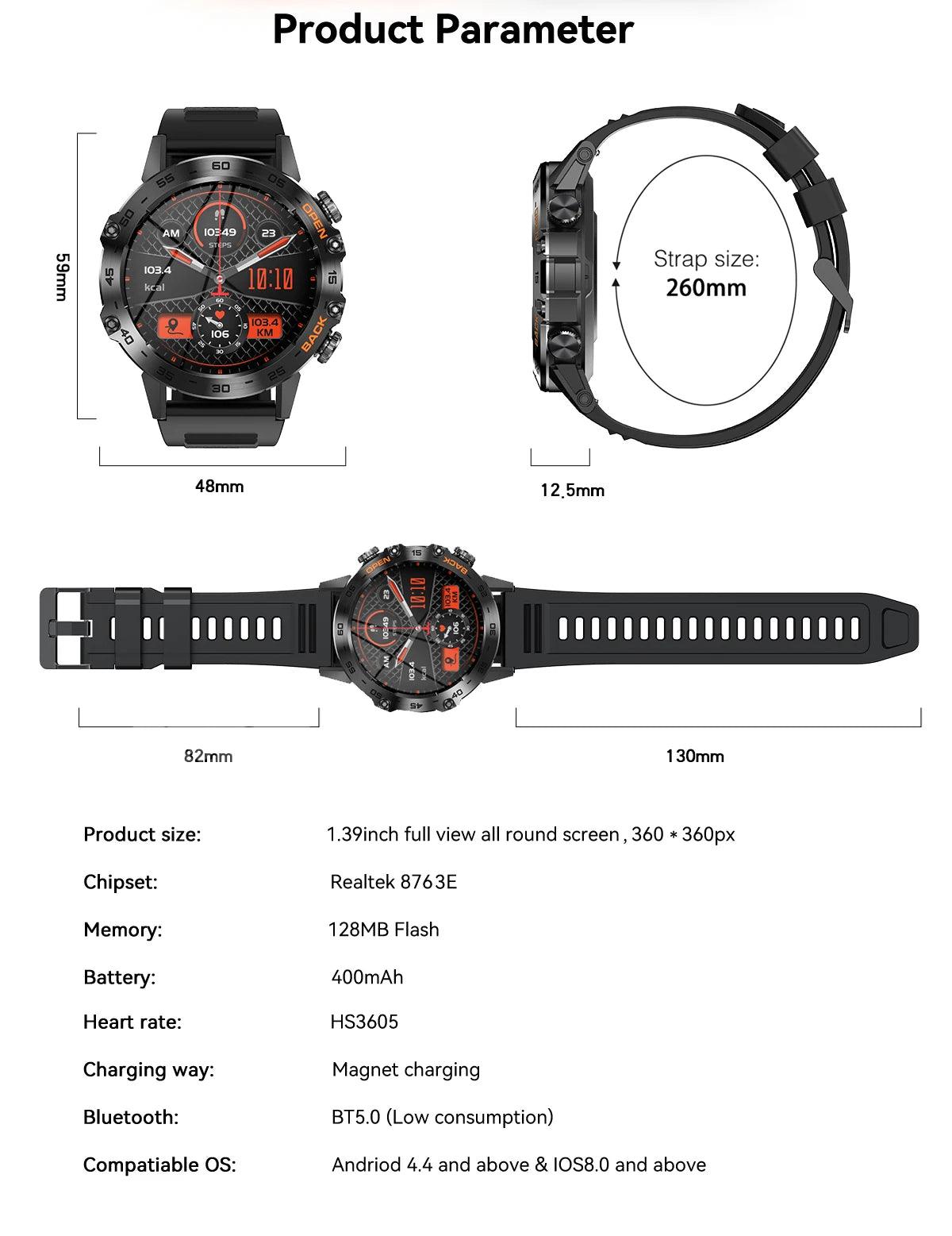 LEMFO Rugged Outdoor Sports Smart Watch: Beyond Boundaries