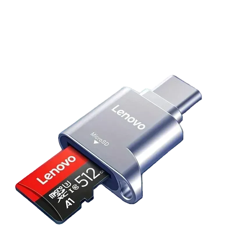 Lenovo Micro SD Card Reader, USB C to SD Card Reader, Type C TF Memory Card Reader with USB C to USB Adapter Carauana fashion