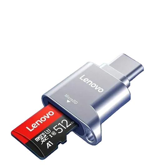Lenovo Micro SD Card Reader, USB C to SD Card Reader, Type C TF Memory Card Reader with USB C to USB Adapter Carauana fashion
