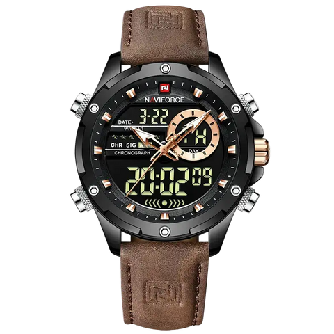 NAVIFORCE Military Watch – Dual Display Sport Watch