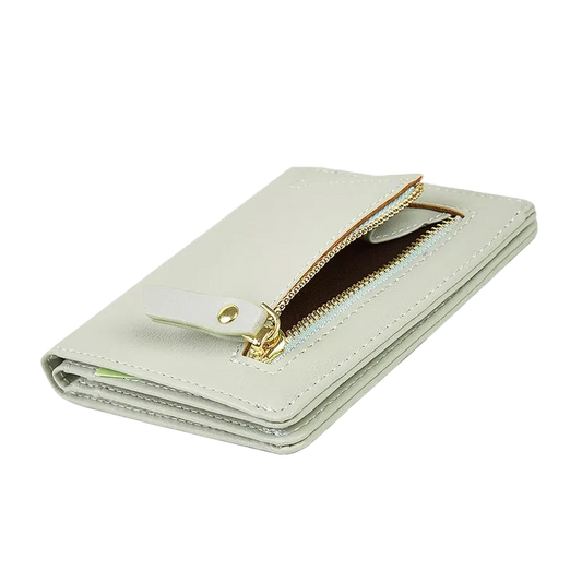 Ultra-Thin Folding Mini Wallet for Women with Card and Coin Holder CaRaUaNa Fashion