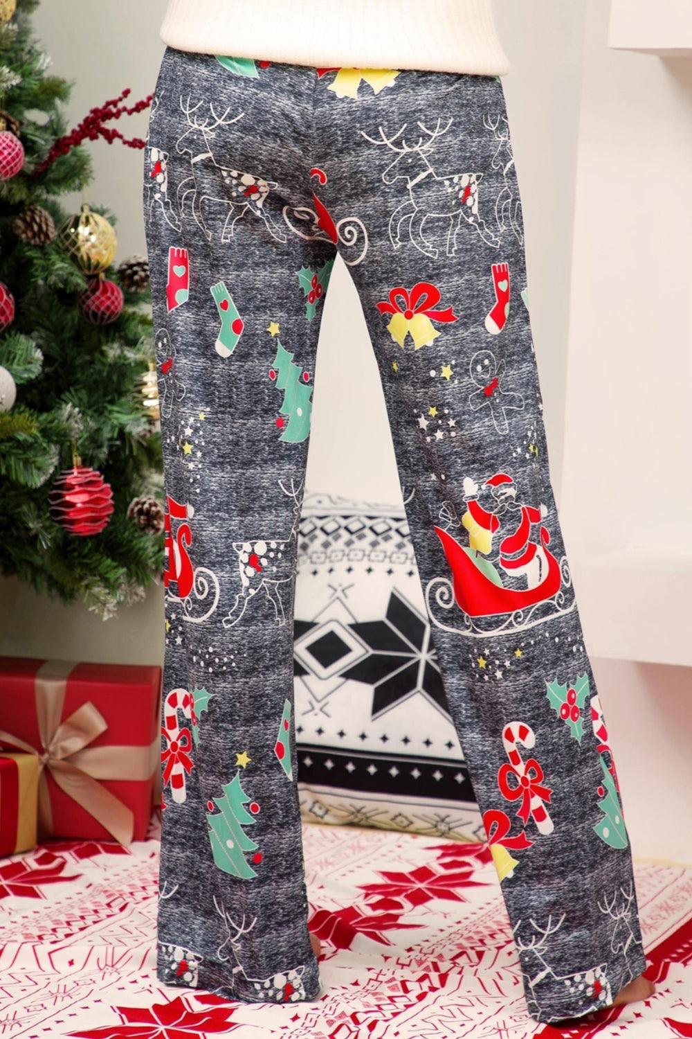 Christmas Straight Leg Pants Carauana Store