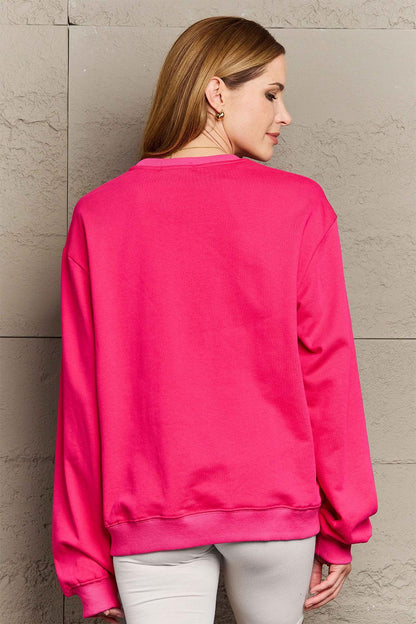 Simply Love Full Size HAVE YOURSELF A MERRY LITTLE CHRISTMAS Round Neck Sweatshirt Carauana Store