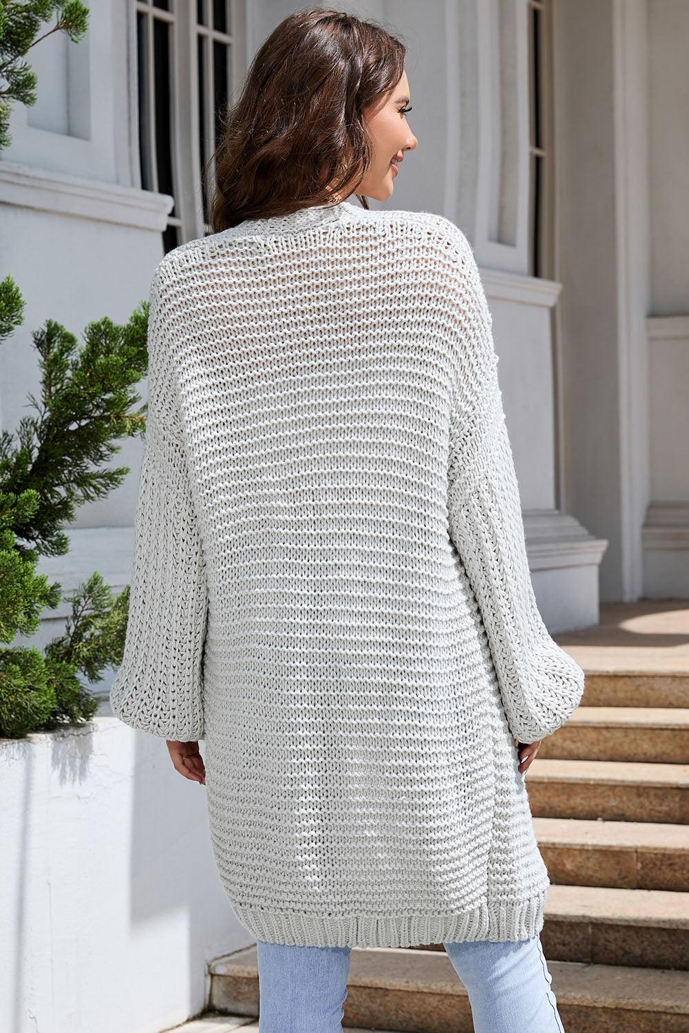 Open Front Longline Cardigan Carauana Store